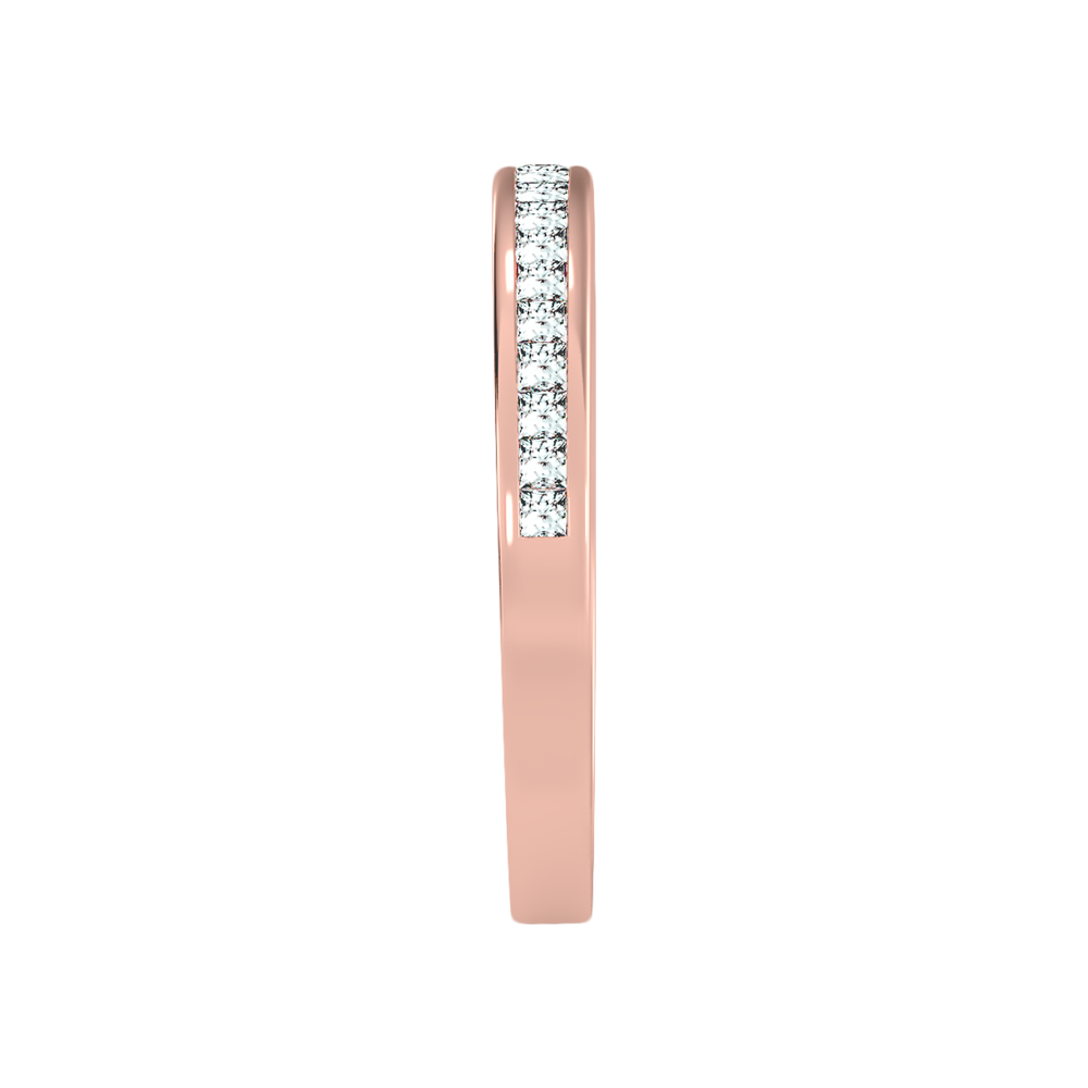 Wew Half Eternity Band In 925 Sterling Silver - Seven