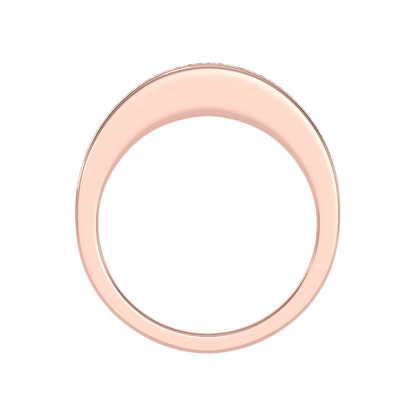 Wew Half Eternity Band In 925 Sterling Silver - Eight
