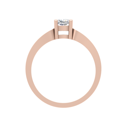 Whimsical Loop Solitaire Ring - Ten