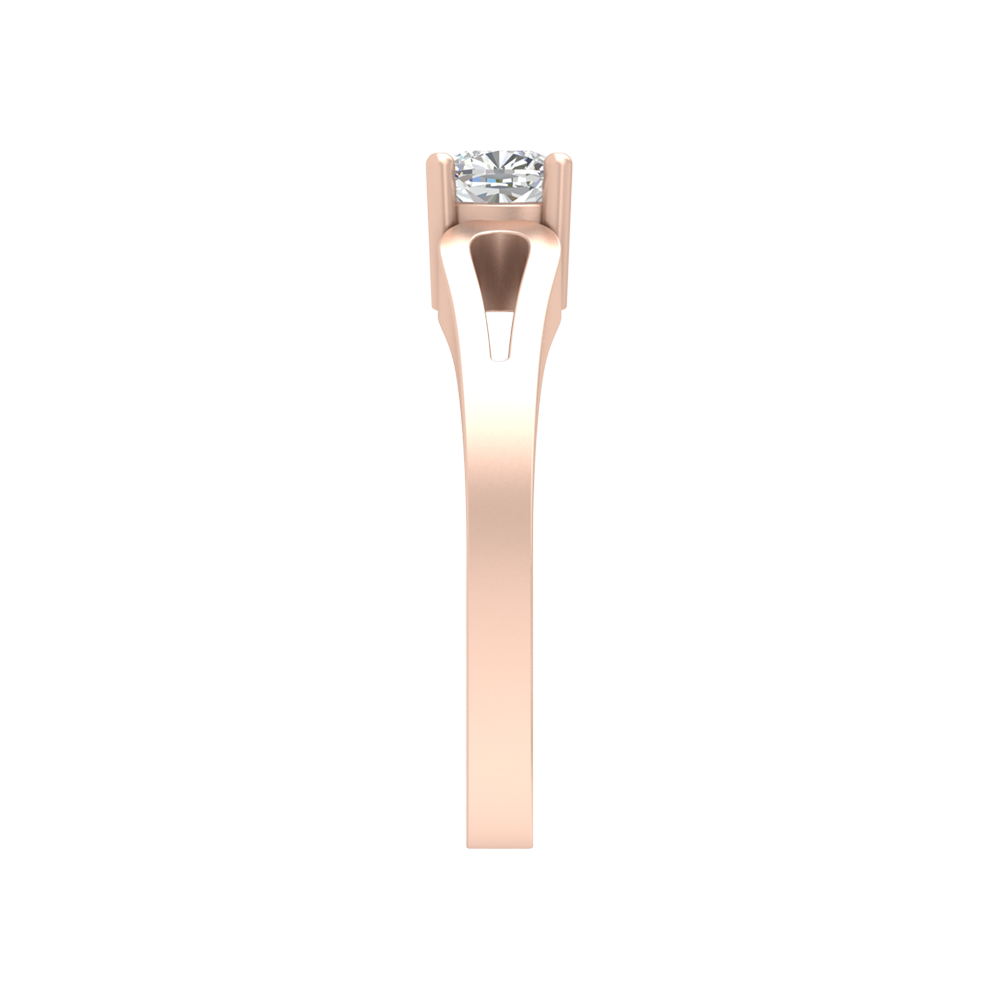 Whimsical Loop Solitaire Ring - Twelve