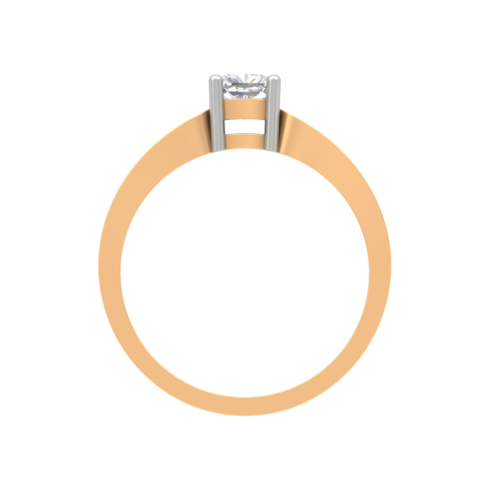 Whimsical Loop Solitaire Ring - Two