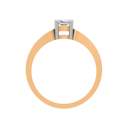 Whimsical Loop Solitaire Ring - Two