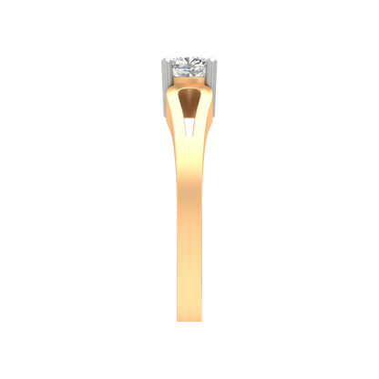 Whimsical Loop Solitaire Ring - Four