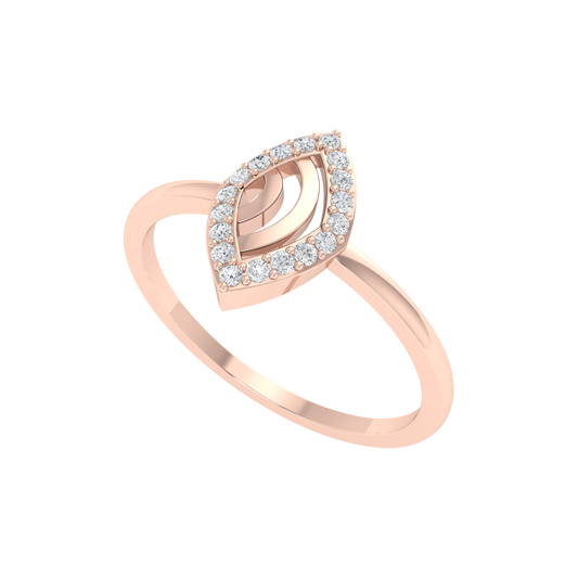 Winsome Loop Ring In 925 Sterling Silver - One