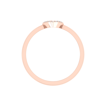 Winsome Loop Ring In 925 Sterling Silver - Four