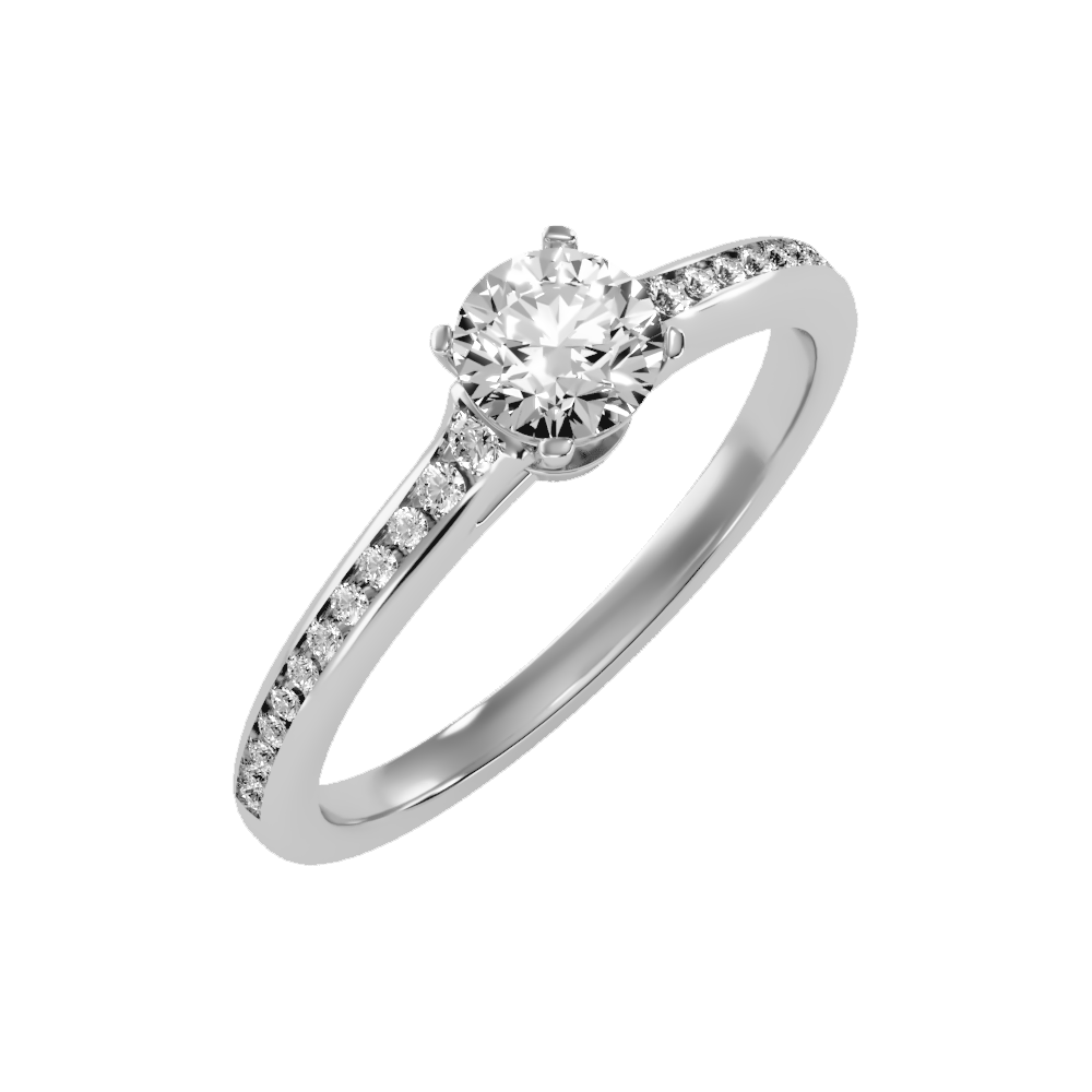 Wonderful Solitaire Ring In 925 Sterling Silver - One