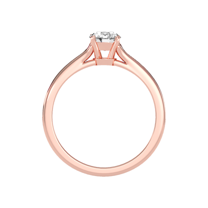 Wonderful Solitaire Ring In 925 Sterling Silver - Six