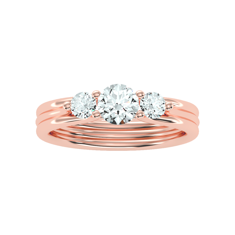 World Class Halo Solitaire Ring In 925 Sterling Silver - Eleven