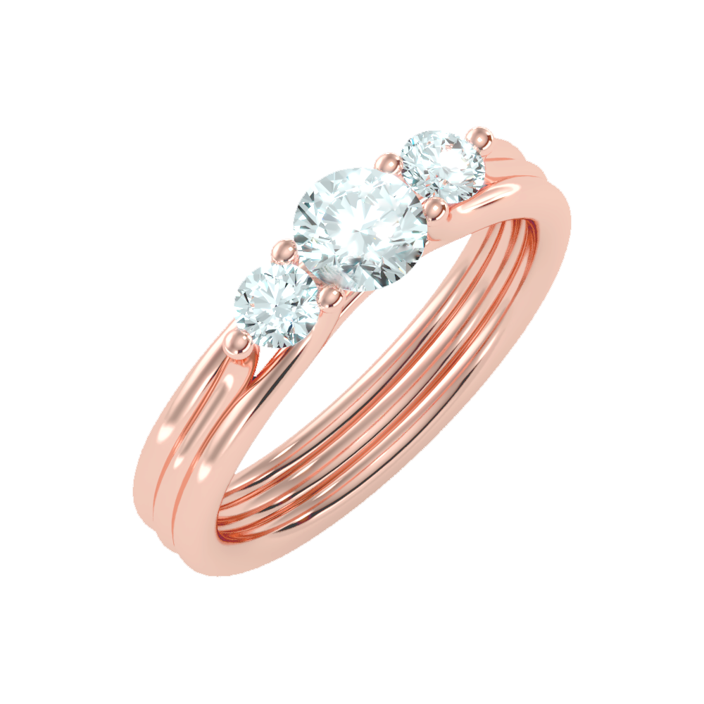 World Class Halo Solitaire Ring In 925 Sterling Silver - Nine