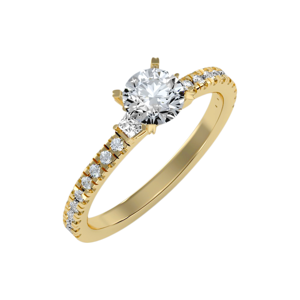 Wunderbar Solitaire Ring In 925 Sterling Silver - Six