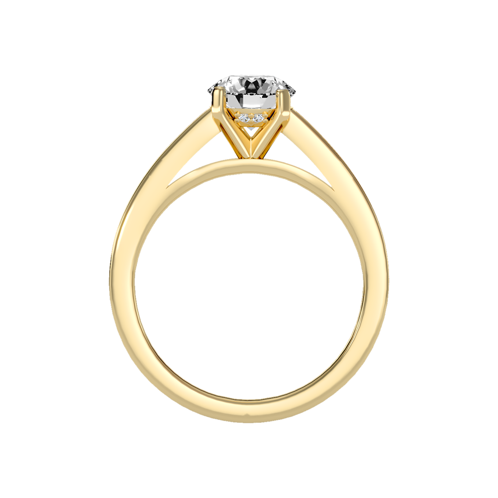 Zaviers Solitaire Ring In 925 Sterling Silver - Twelve