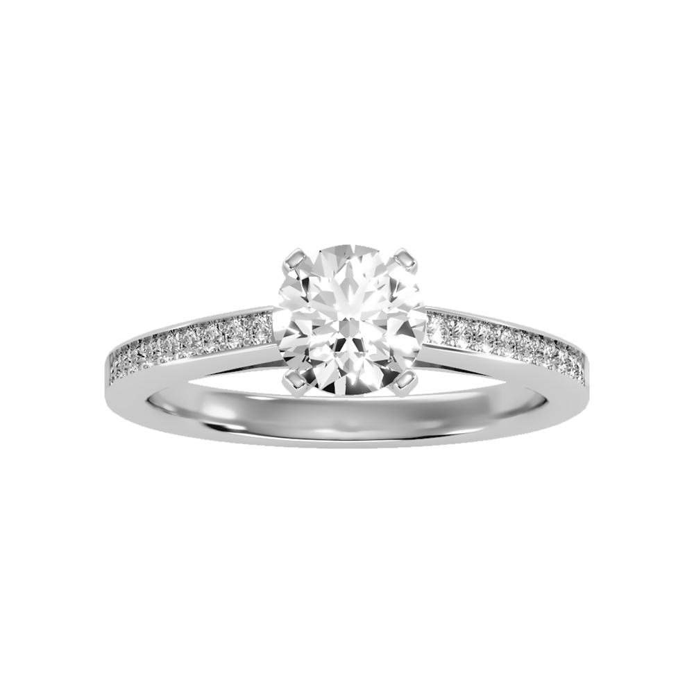 Zaviers Solitaire Ring In 925 Sterling Silver - Three