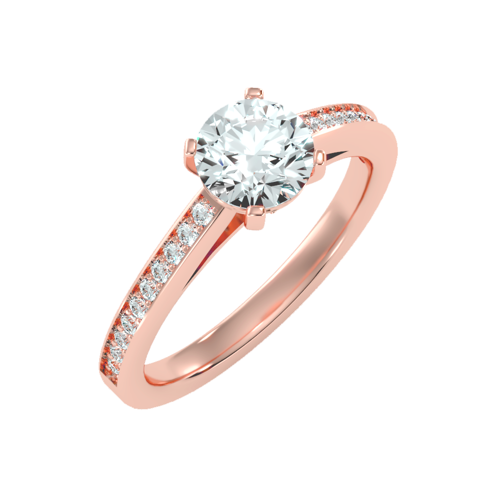 Zaviers Solitaire Ring In 925 Sterling Silver - Five
