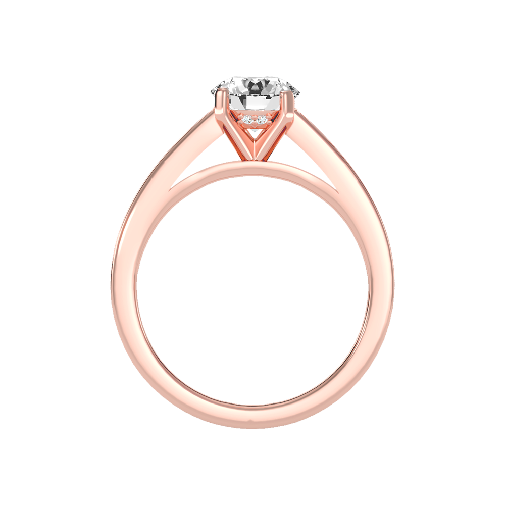 Zaviers Solitaire Ring In 925 Sterling Silver - Six