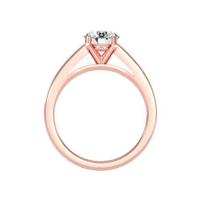 Zaviers Solitaire Ring In 925 Sterling Silver - Six