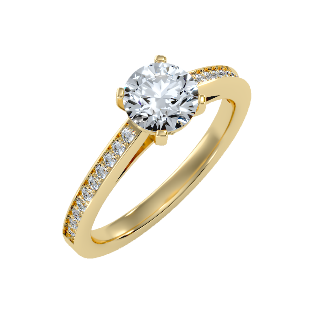 Zaviers Solitaire Ring In 925 Sterling Silver - Nine