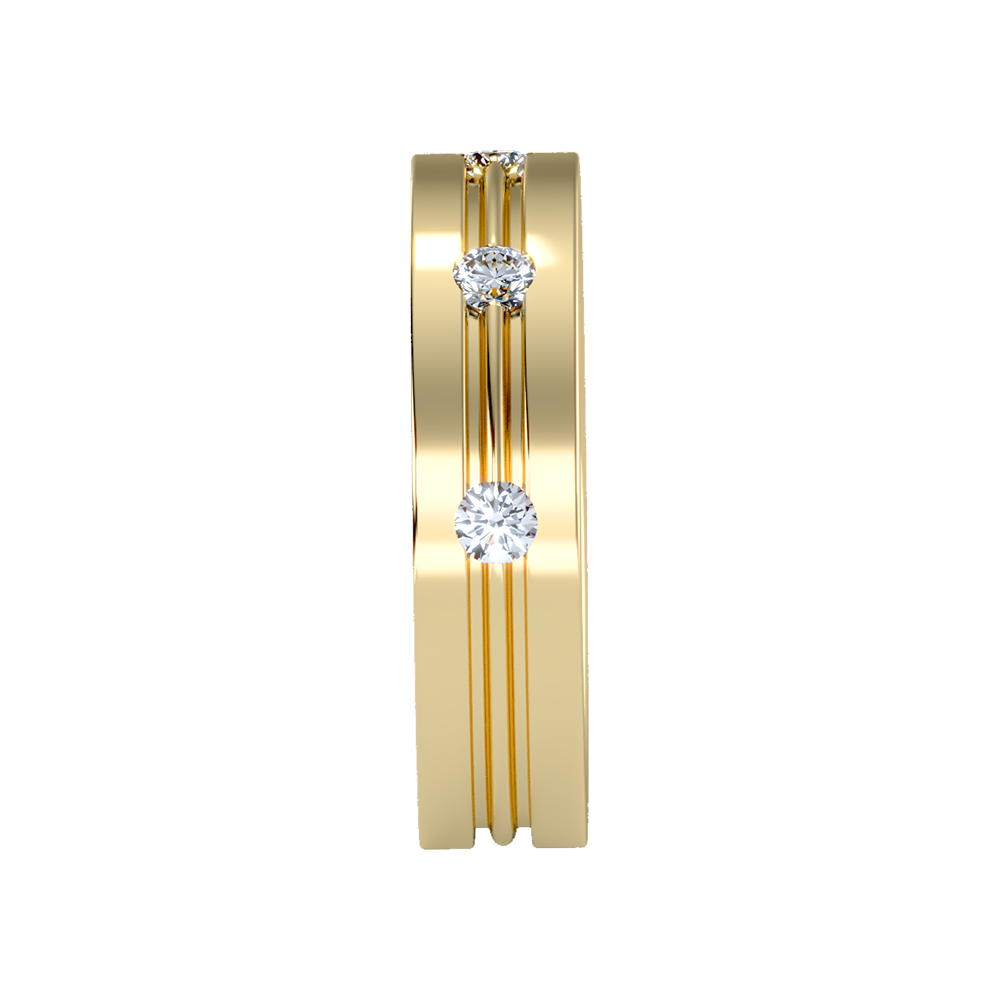 Zenith Men's Broad Band Ring - Two