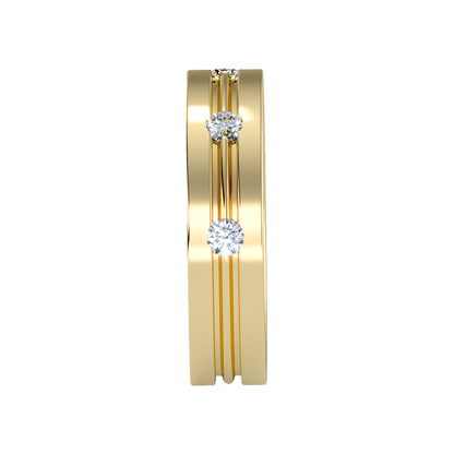 Zenith Men's Broad Band Ring - Two