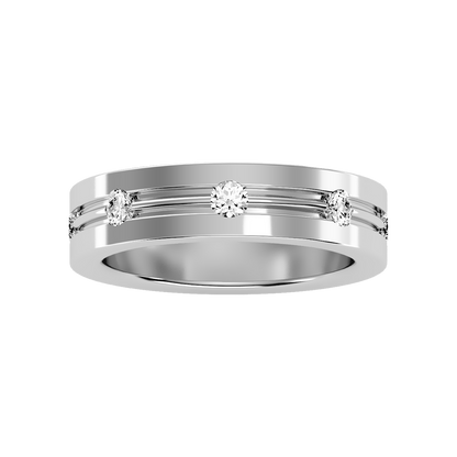 Zenith Men's Broad Band Ring - Six