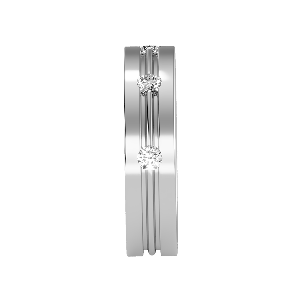 Zenith Men's Broad Band Ring - Seven