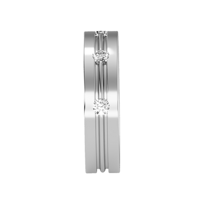 Zenith Men's Broad Band Ring - Seven