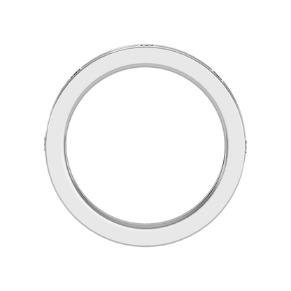 Zenith Men's Broad Band Ring In 925 Sterling Silver - Eight