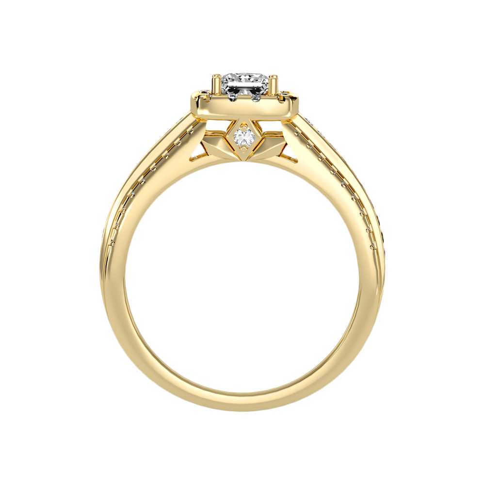 Zen Halo Ring In 925 Sterling Silver - Thirteen