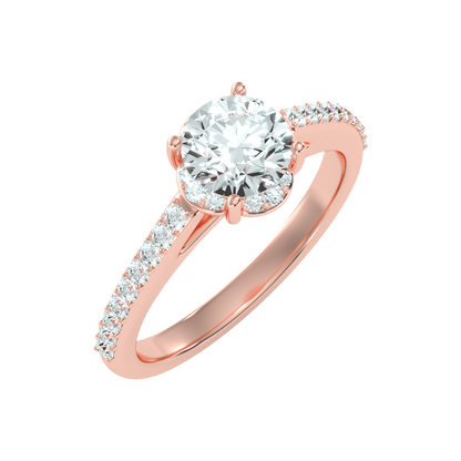 Zingy Solitaire Ring In 925 Sterling Silver - Five