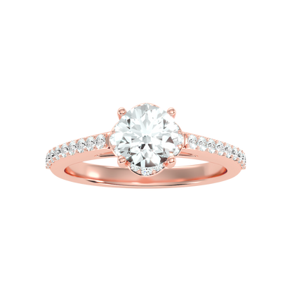 Zingy Solitaire Ring In 925 Sterling Silver - Seven