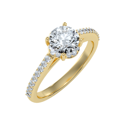 Zingy Solitaire Ring In 925 Sterling Silver - Nine