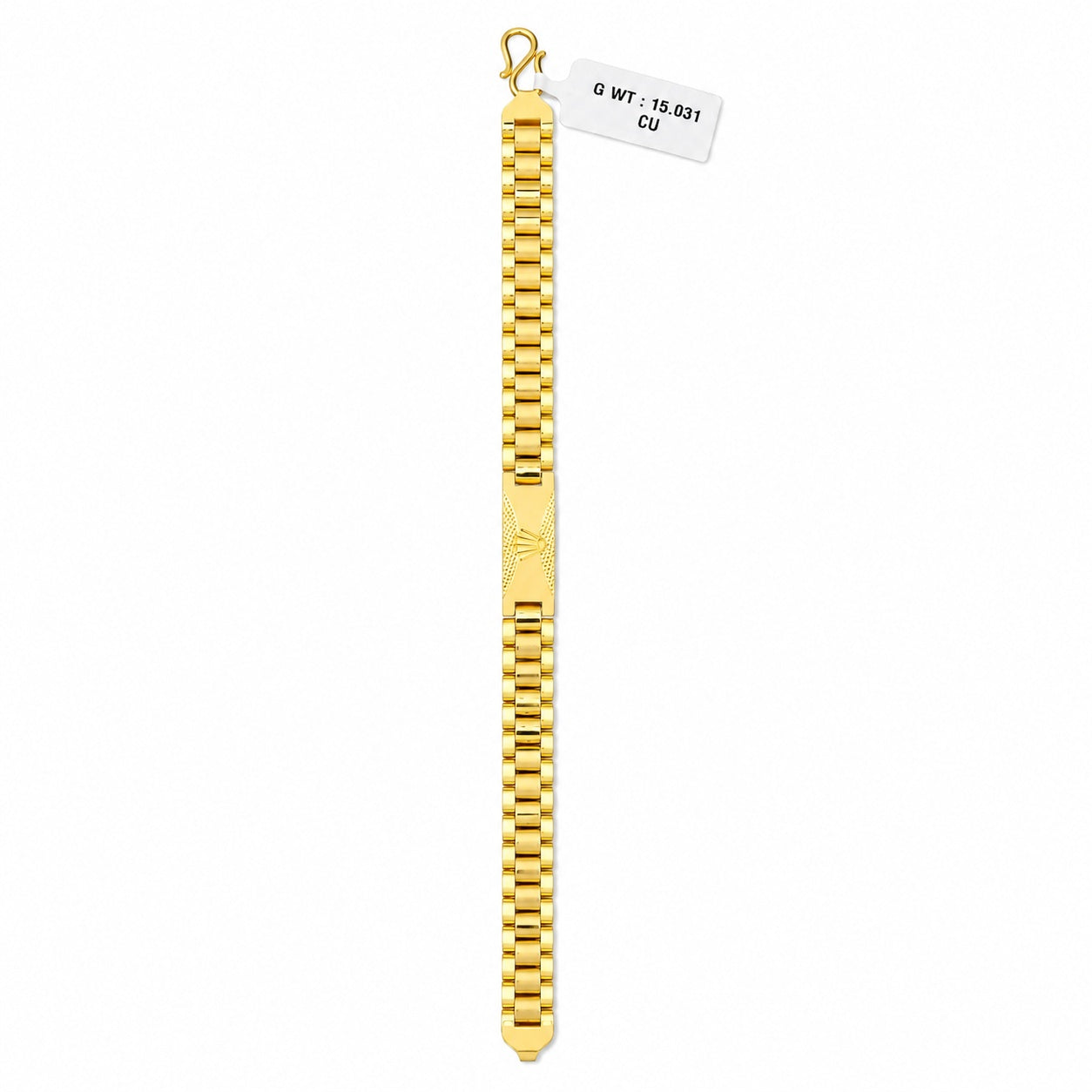 Box Chain Bracelet With Engraved Id - One