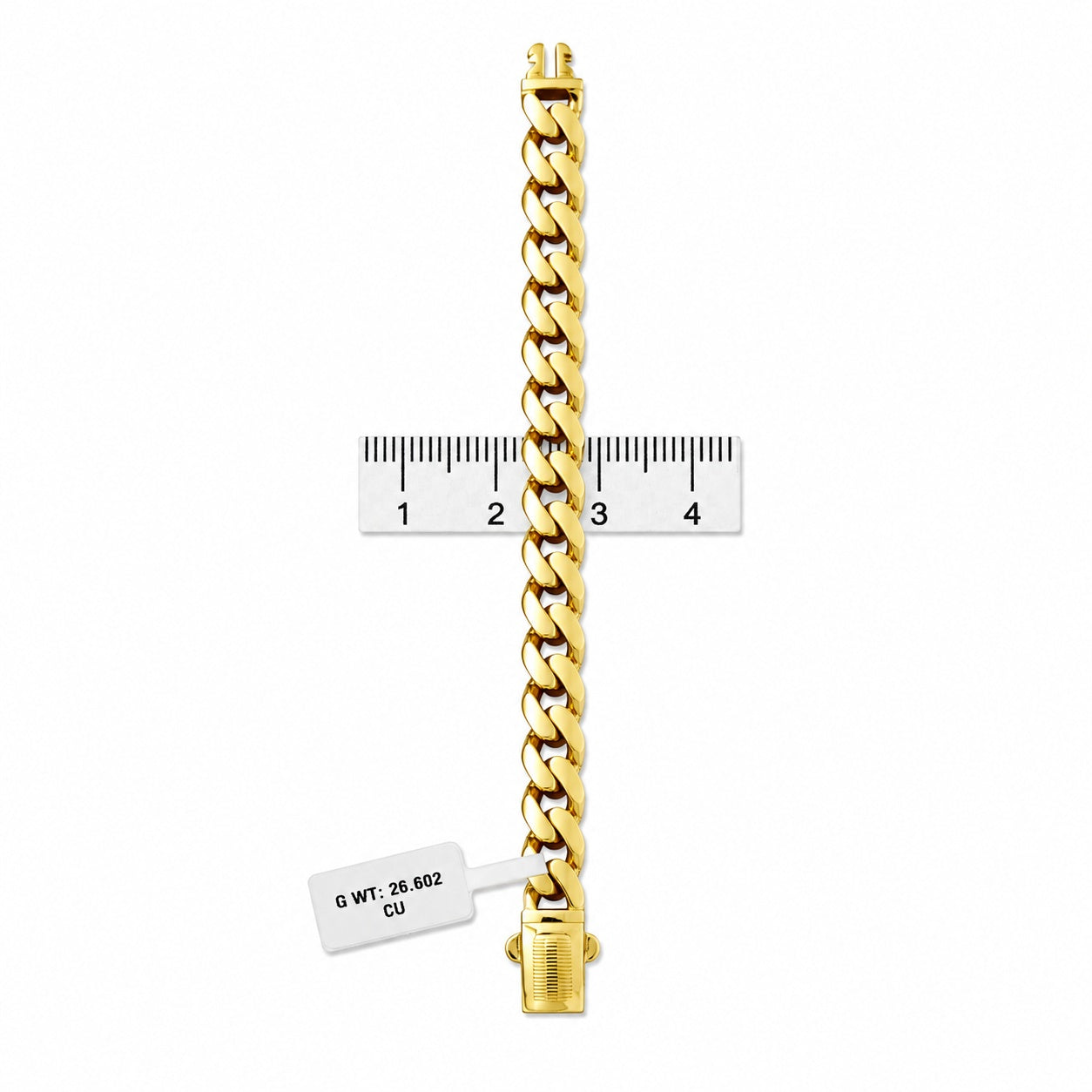 Men’s Gold Chain Bracelet Modern Cuban Curb Link Design - Five