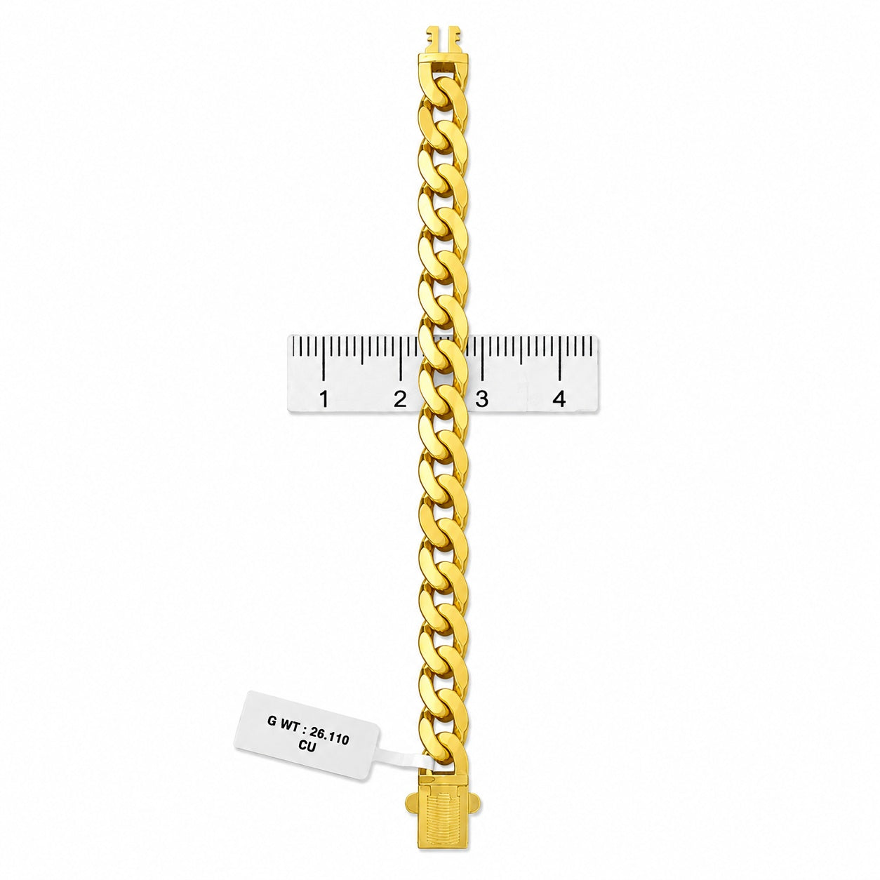 Flat Curb Link Chain Bracelet For Men And Women - One