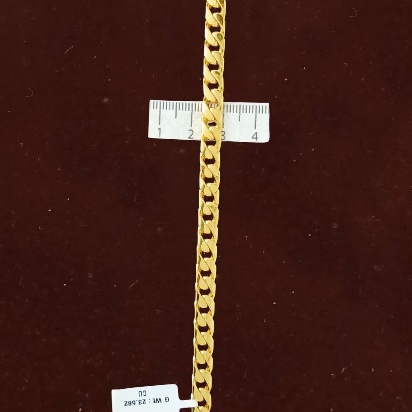 Cuban Link Chain Bracelet 7Mm Width - Four
