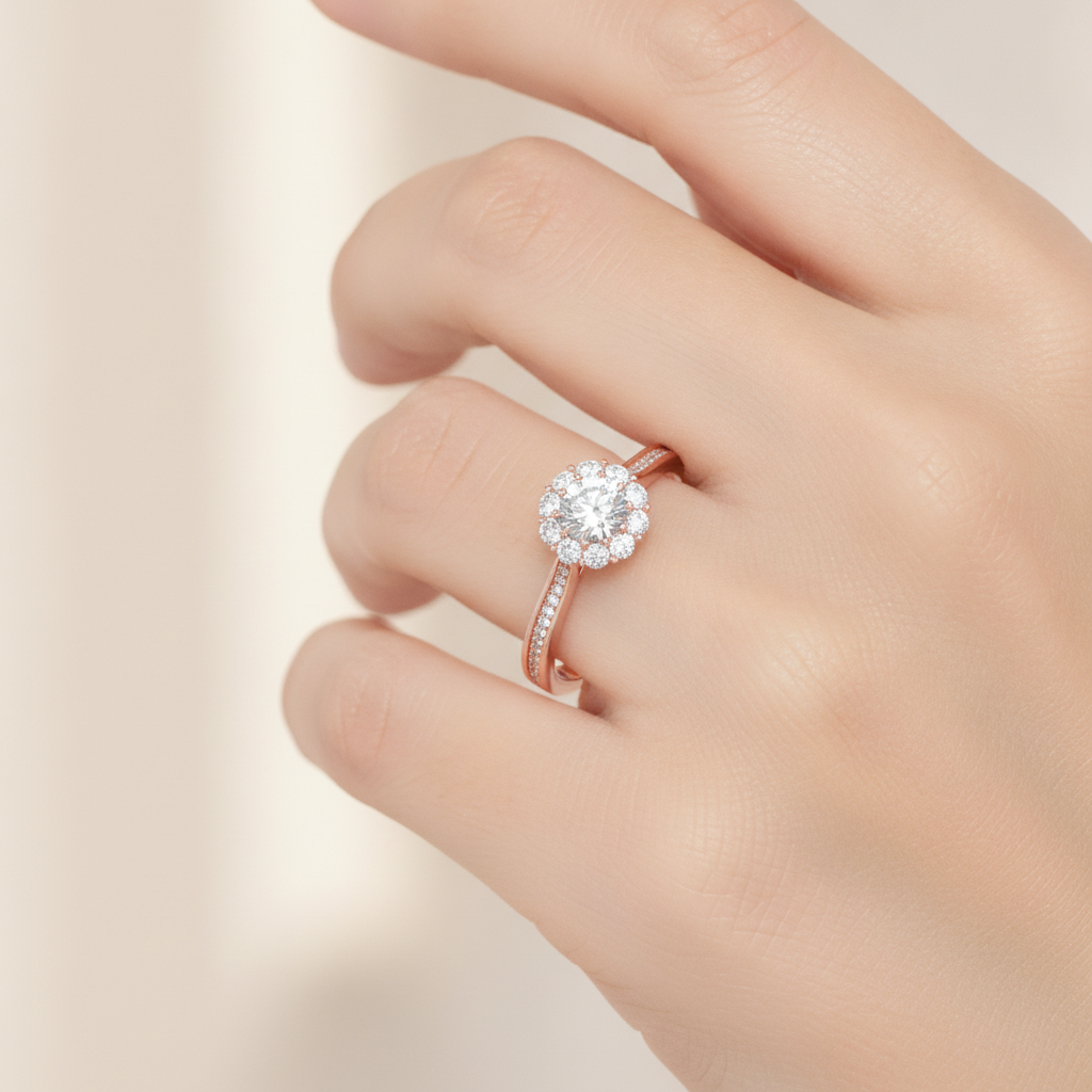 Congenial Diamond Ring In 925 Sterling Silver - Thirteen