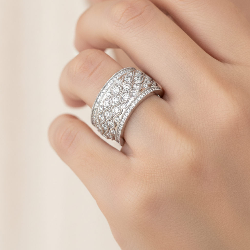 Magnificent Half Eternity Ring - Thirteen