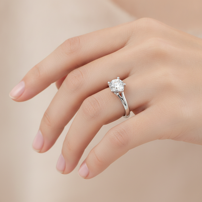 The Confident Single Stone Ring - Thirteen