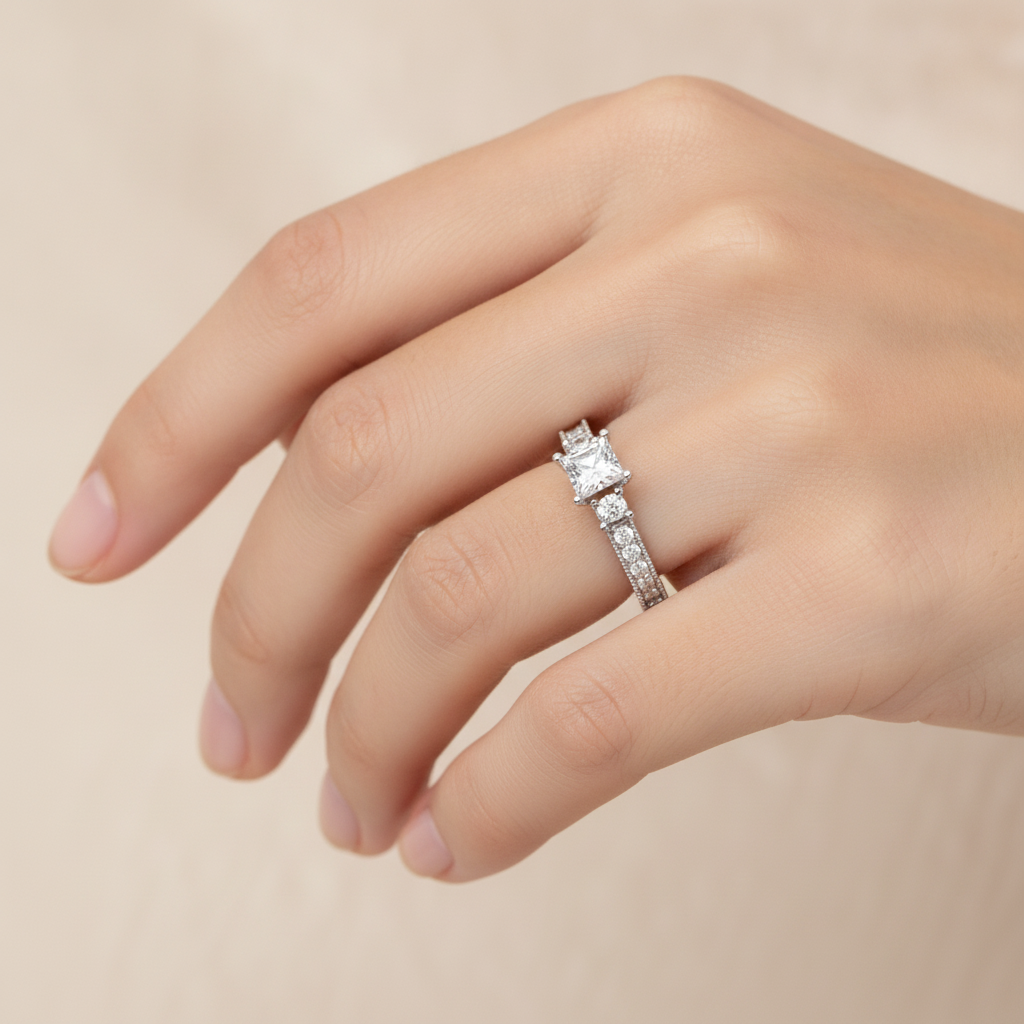 Charmed Solitaire Ring - Thirteen
