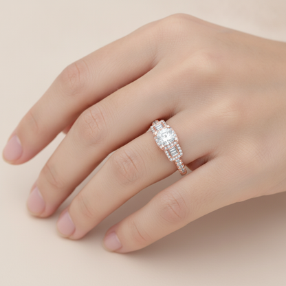 Clinquant Diamond Ring In 925 Sterling Silver - Thirteen