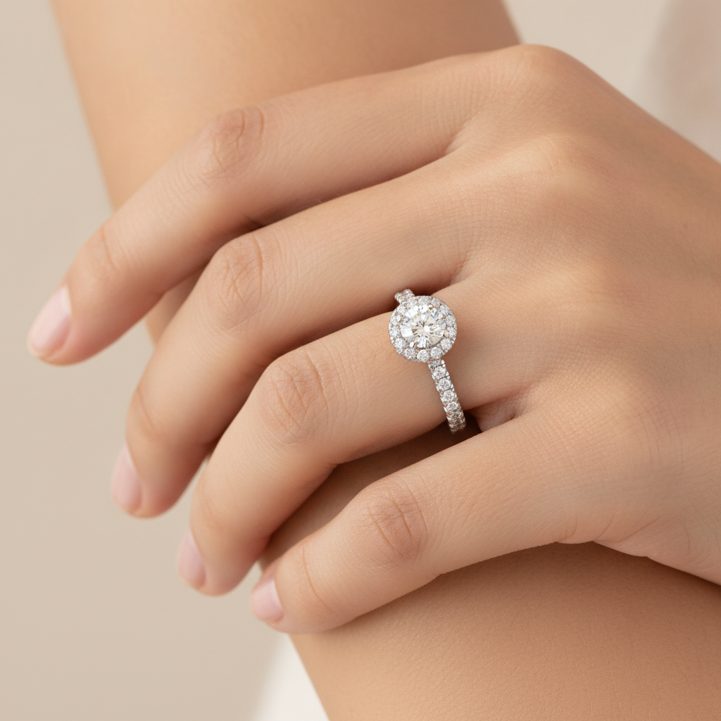 Stunned Solitaire Ring In 925 Sterling Silver - Thirteen