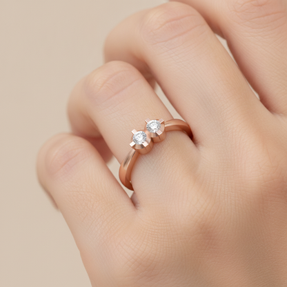 Jazzy Jewels Fashion Ring In 925 Sterling Silver - Thirteen