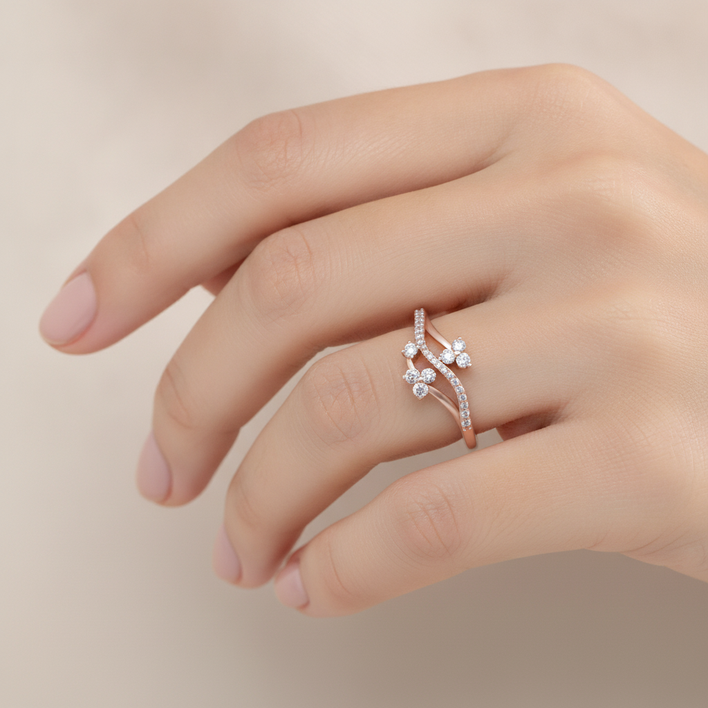 New Horizon Ring In 925 Sterling Silver - Thirteen