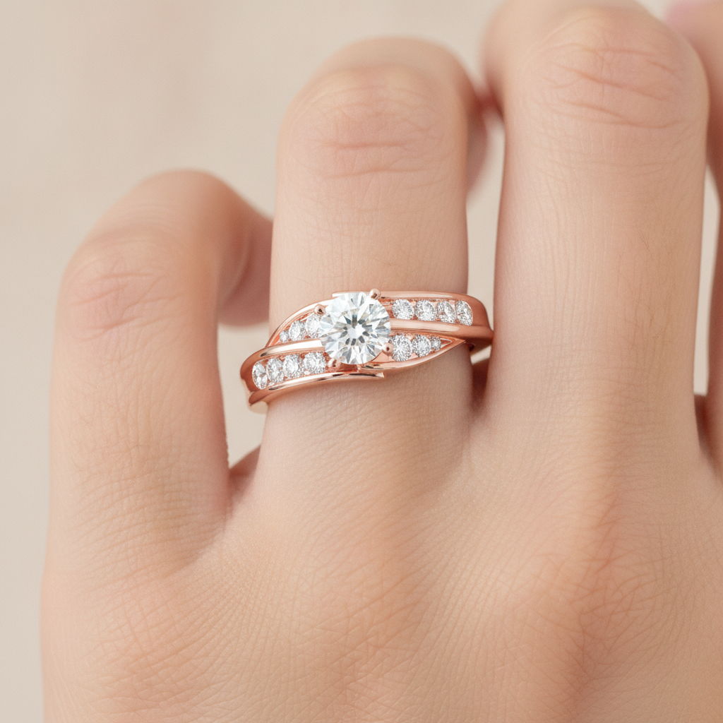 Idyllis Diamond Ring In 925 Sterling Silver - Thirteen