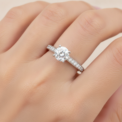 Chintzy Solitaire Ring - Thirteen