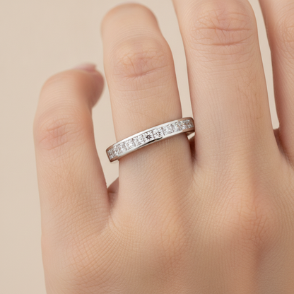 Plentiful Half Eternity Wedding Band - Thirteen