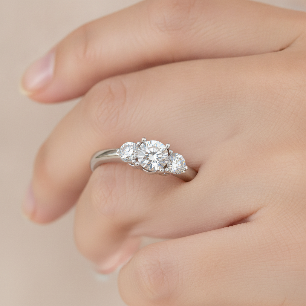 The Incredible Three Stone Ring - Thirteen