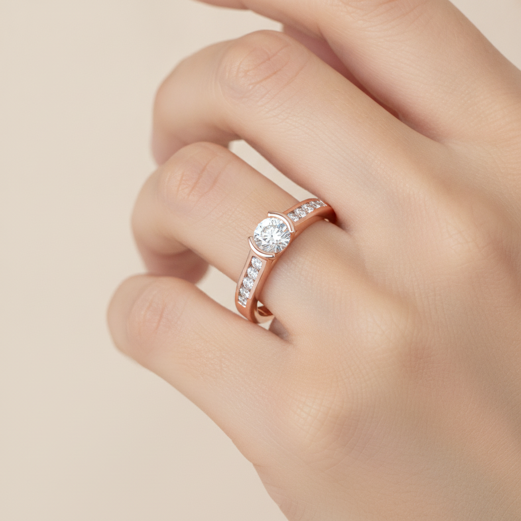 Jazzful Solitaire Ring In 925 Sterling Silver - Thirteen