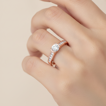 Jazzful Solitaire Ring In 925 Sterling Silver - Thirteen