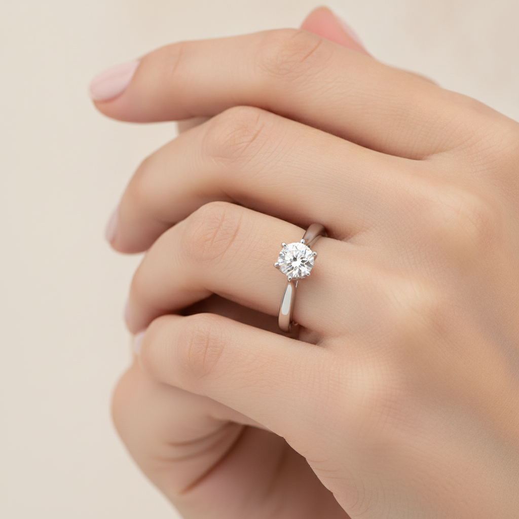 Balenz Classic Solitaire Ring - Thirteen