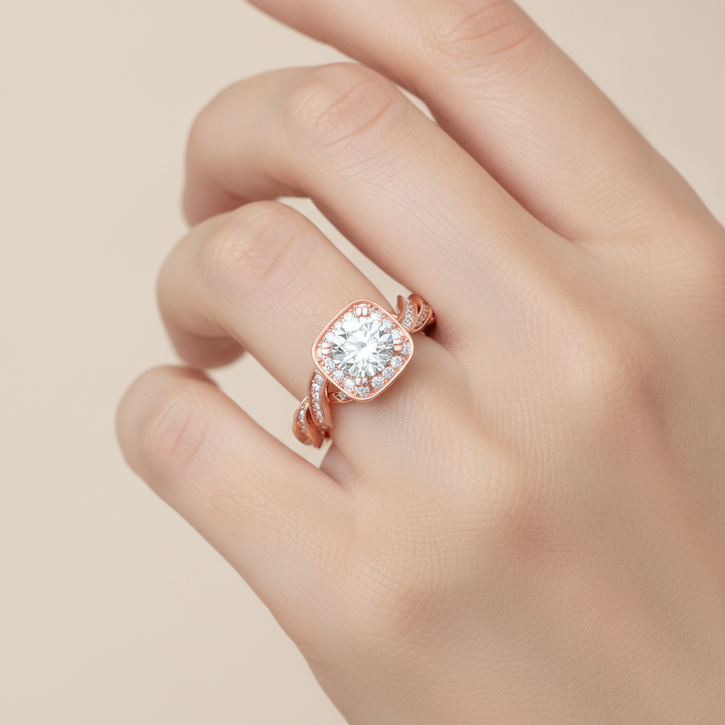 Discerning Solitaire Ring In 925 Sterling Silver - Thirteen